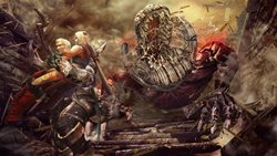 画像ギャラリー No.005のサムネイル画像 / バンダイナムコゲームスが2011年に放つ新作アクション「ナイツコントラクト」の美しいグラフィックスをスクリーンショットでチェックしよう