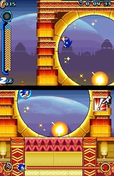 画像ギャラリー No.014のサムネイル画像 / 「ソニック カラーズ」最新情報。ネオンが派手に輝くエリア「スターライト カーニバル」や，Wii版とNDS版のマルチプレイの違いを紹介