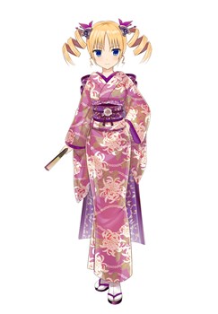 画像ギャラリー No.002のサムネイル画像 / 「Web恋姫†夢想」結城リカ先生描き下ろしの着物姿の「曹操」が登場