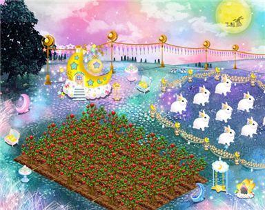 画像ギャラリー No.002のサムネイル画像 / 「農場パラダイス+」限定デコレーションアイテムが手に入る「お月見会」開催