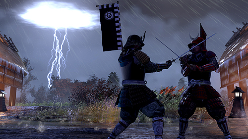 画像ギャラリー No.002のサムネイル画像 / 「Shogun 2: Total War」の最新スクリーンショットが公開に。雨夜の激しい戦闘シーンでユニットのモデリングなどをチェック