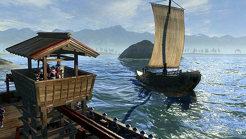 画像ギャラリー No.001のサムネイル画像 / 「Shogun 2: Total War」の海戦シーンを収めたスクリーンショット公開。海からやってくる敵の部隊を迎え撃て