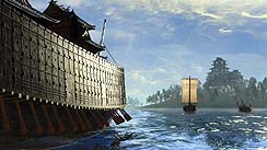 画像ギャラリー No.005のサムネイル画像 / 「Shogun 2: Total War」の海戦シーンを収めたスクリーンショット公開。海からやってくる敵の部隊を迎え撃て