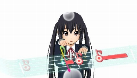 画像ギャラリー No.009のサムネイル画像 / 「けいおん！ 放課後ライブ！！」，リズムに合わせて“コンボ”を繋げよう。メンバーのテンションが上がると特別な演出が