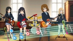 画像ギャラリー No.010のサムネイル画像 / 「けいおん！ 放課後ライブ！！」，リズムに合わせて“コンボ”を繋げよう。メンバーのテンションが上がると特別な演出が