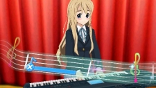 画像ギャラリー No.018のサムネイル画像 / 「けいおん！ 放課後ライブ！！」，リズムに合わせて“コンボ”を繋げよう。メンバーのテンションが上がると特別な演出が