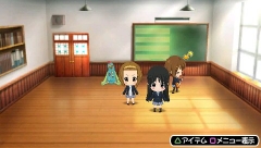 画像ギャラリー No.001のサムネイル画像 / これ以上，可愛くなってどうするの！？　「けいおん！ 放課後ライブ！！」のメニュー画面では，ちびキャラ化した軽音部メンバー達がゆる〜い日常を送る