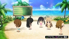 画像ギャラリー No.003のサムネイル画像 / これ以上，可愛くなってどうするの！？　「けいおん！ 放課後ライブ！！」のメニュー画面では，ちびキャラ化した軽音部メンバー達がゆる〜い日常を送る