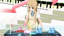 画像ギャラリー No.013のサムネイル画像 / これ以上，可愛くなってどうするの！？　「けいおん！ 放課後ライブ！！」のメニュー画面では，ちびキャラ化した軽音部メンバー達がゆる〜い日常を送る