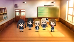画像ギャラリー No.026のサムネイル画像 / これ以上，可愛くなってどうするの！？　「けいおん！ 放課後ライブ！！」のメニュー画面では，ちびキャラ化した軽音部メンバー達がゆる〜い日常を送る