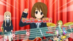 画像ギャラリー No.087のサムネイル画像 / 「けいおん！ 放課後ライブ！！」には，テレビアニメで見られなかった“ゴシック衣装 梓Ver”も収録！　バンドメンバー達の衣装を自由に着せかえよう
