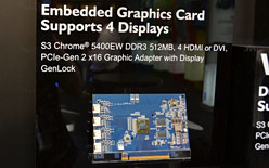 画像ギャラリー No.010のサムネイル画像 / ［COMPUTEX］S3 Graphics，「Chrome 5400E」を製品化。デジタルサイネージ向けに事業展開開始