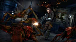 画像ギャラリー No.004のサムネイル画像 / ［Gamescom］建物の破壊とマグネットガンが面白すぎる，「Red Faction: Armageddon」のプレイムービーを掲載。今度の敵はエイリアンだ