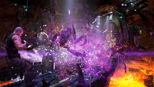 画像ギャラリー No.006のサムネイル画像 / ［Gamescom］建物の破壊とマグネットガンが面白すぎる，「Red Faction: Armageddon」のプレイムービーを掲載。今度の敵はエイリアンだ