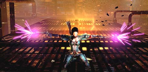 画像ギャラリー No.003のサムネイル画像 / 「ダンジョン シージ 3」,キャラクター紹介ムービー第2弾を掲載。遠距離攻撃型のカタリーナと魔法使いのラインハルトが,それぞれの技の冴えを見せる