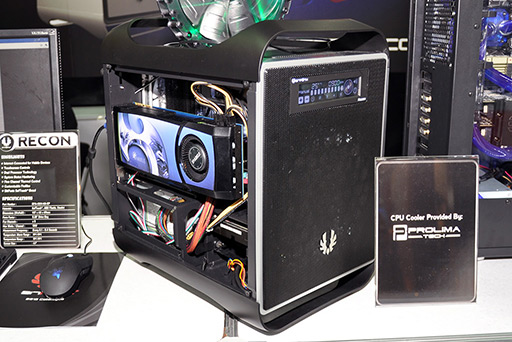画像ギャラリー No.013のサムネイル画像 / ［COMPUTEX］“小さなMac Pro”風のゲーマー向けMini-ITXケース「Prodigy」。その拡張性は一見の価値あり