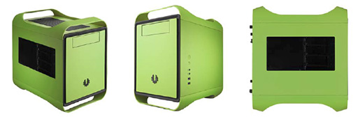 画像ギャラリー No.001のサムネイル画像 / BitFenix製のゲーマー向けMini-ITXケース「Prodigy」に緑/青の2色が登場