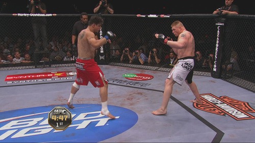 画像ギャラリー No.023のサムネイル画像 / 日本人UFCファイターがゲームで激突！　「UFC Undisputed 2010」岡見勇信 vs. 秋山成勲 公開スパーリングをレポート