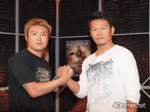 画像ギャラリー No.001のサムネイル画像 / 五味隆典選手と須藤元気さんが「UFC Undisputed 2010」で直接対決! 果たして軍配は……?