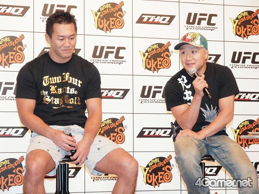 画像ギャラリー No.003のサムネイル画像 / 現役格闘家も太鼓判を押すリアルさ! 「UFCファイター凱旋&UFC Undisputed 2010発売記者会見」レポート
