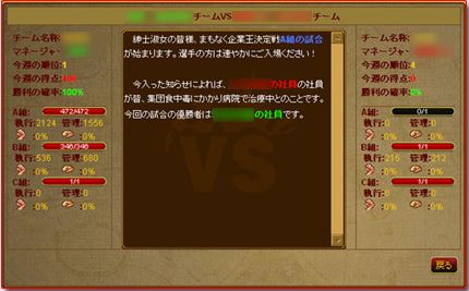 画像ギャラリー No.004のサムネイル画像 / 「Mr.CEO」，社員同士が対決する新コンテンツ「FC コンペ」を実装
