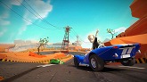 画像ギャラリー No.013のサムネイル画像 / 腕を動かす，体をひねる，そして車が動き出す。「Kinect ジョイライド」，1月20日に発売。早期購入者にはボーナスマシンのプレゼントも