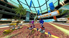 画像ギャラリー No.013のサムネイル画像 / キャラクターとシンクロしてレースを楽しもう。「Microsoft Kinect」対応の「ソニック フリーライダーズ」，直感的な操作方法をチェック