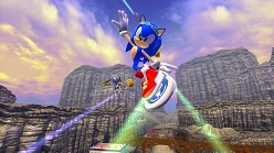 画像ギャラリー No.022のサムネイル画像 / 二人の息を合わせよう。「ソニック フリーライダーズ」,対戦モード「タッグレース」の概要などをスクリーンショットと共に紹介