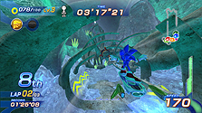 画像ギャラリー No.008のサムネイル画像 / セガ，Xbox 360用アクションゲーム「ソニック フリーライダーズ」の最新情報として，収録コースや対戦モードの内容を公開