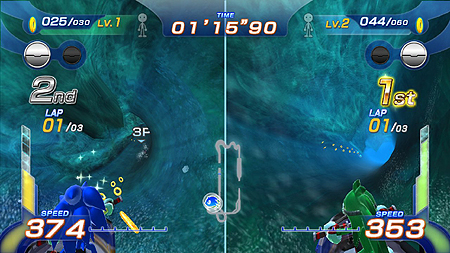 画像ギャラリー No.016のサムネイル画像 / セガ，Xbox 360用アクションゲーム「ソニック フリーライダーズ」の最新情報として，収録コースや対戦モードの内容を公開