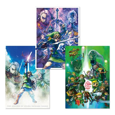 画像ギャラリー No.003のサムネイル画像 / 「クラブニンテンドー」会員向けポイント特典に「ゼルダの伝説」がテーマのポスターセットなどが登場
