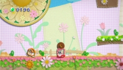 画像ギャラリー No.013のサムネイル画像 / ［E3 2010］フェルト刺繍でアクションゲーム？　カービィシリーズ最新作，Wii「Kirby's Epic Yarn」を任天堂ブースでじっくりプレイしてみた