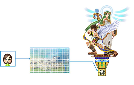 画像ギャラリー No.002のサムネイル画像 / 「新・光神話 パルテナの鏡」キャラクターがモチーフの山車「パルテナ立佞武多」が立佞武多祭りに出陣。Miiを応募すると台座にデザインされるキャンペーンを開始