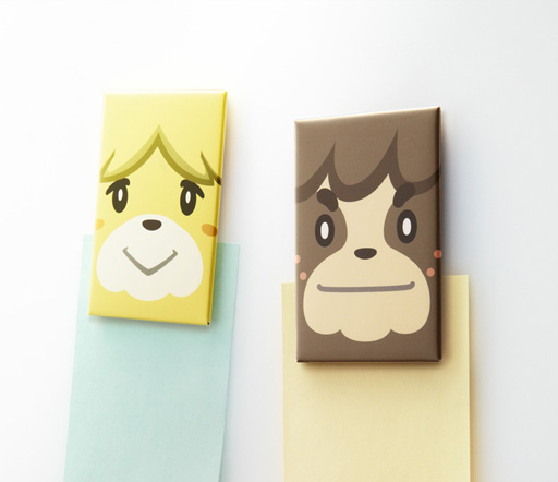 画像ギャラリー No.001のサムネイル画像 / 「どうぶつの森マグネット」がクラブニンテンドーの特典に追加。しずえとケントの顔が大きく描かれた可愛らしいデザインのマグネットだ