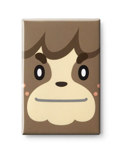 画像ギャラリー No.002のサムネイル画像 / 「どうぶつの森マグネット」がクラブニンテンドーの特典に追加。しずえとケントの顔が大きく描かれた可愛らしいデザインのマグネットだ