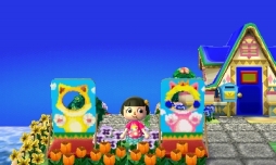 画像ギャラリー No.005のサムネイル画像 / 「とびだせ どうぶつの森」，ニンテンドー村に情報番組「ニャニャニャ！ネコマリオタイム」の家が登場。配信プレゼントのスケジュールも公開