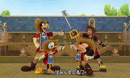 画像ギャラリー No.004のサムネイル画像 / 「KINGDOM HEARTS 3D[Dream Drop Distance]」は2012年3月に発売。シリーズ初となる，ソラとリクを交互に操作するシステムを採用