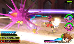 画像ギャラリー No.022のサムネイル画像 / 「KINGDOM HEARTS 3D[Dream Drop Distance]」は2012年3月に発売。シリーズ初となる，ソラとリクを交互に操作するシステムを採用
