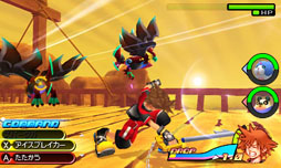 画像ギャラリー No.081のサムネイル画像 / 「KINGDOM HEARTS 3D[Dream Drop Distance]」は2012年3月に発売。シリーズ初となる，ソラとリクを交互に操作するシステムを採用