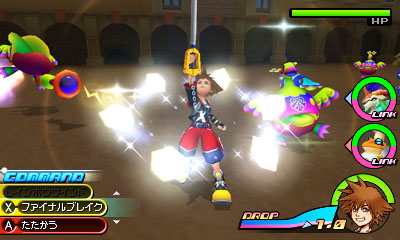 画像ギャラリー No.013のサムネイル画像 / 「KINGDOM HEARTS 3D」,魔法使いのミッキーが待つワールド「シンフォニー・オブ・ソーサリー」を紹介。敵にも味方にもなるドリームイーターの続報も