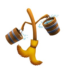 画像ギャラリー No.026のサムネイル画像 / 「KINGDOM HEARTS 3D」,魔法使いのミッキーが待つワールド「シンフォニー・オブ・ソーサリー」を紹介。敵にも味方にもなるドリームイーターの続報も