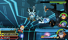 画像ギャラリー No.009のサムネイル画像 / 「KINGDOM HEARTS 3D [Dream Drop Distance]」，「トロン・レガシー」モチーフのワールド「The Grid」の情報を中心に搭載システムなどを公開
