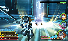 画像ギャラリー No.010のサムネイル画像 / 「KINGDOM HEARTS 3D [Dream Drop Distance]」，「トロン・レガシー」モチーフのワールド「The Grid」の情報を中心に搭載システムなどを公開