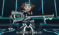 画像ギャラリー No.029のサムネイル画像 / 「KINGDOM HEARTS 3D [Dream Drop Distance]」，「トロン・レガシー」モチーフのワールド「The Grid」の情報を中心に搭載システムなどを公開