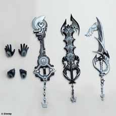 画像ギャラリー No.021のサムネイル画像 / 「KINGDOM HEARTS 3D」のアクションフィギュア「PLAY ARTS改 -KAI- ソラ/リク」が8月上旬に発売。3種類の武器や手のパーツを組み合わせてポージングを楽しめる