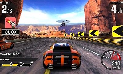 画像ギャラリー No.013のサムネイル画像 / バンダイナムコゲームス,3DS用「リッジレーサー 3D」の最新情報を公開。本作では,奥行き感のある画面での熱い駆け引きや豪速なドリフトが楽しめる
