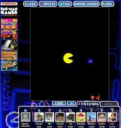 画像ギャラリー No.001のサムネイル画像 / Facebook「PAC-MAN」，アクティブプレイヤー数が100万を突破