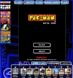 画像ギャラリー No.002のサムネイル画像 / Facebook「PAC-MAN」，アクティブプレイヤー数が100万を突破