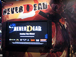 画像ギャラリー No.006のサムネイル画像 / KONAMIの新作「NeverDead」のファーストインプレッションを掲載。煮ても焼いても死なない主人公が活躍する,エッジの利いたアクションゲーム