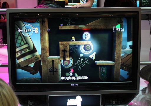 画像ギャラリー No.003のサムネイル画像 / ［E3 2010］新要素満載の「リトルビッグプラネット2」には，プレイヤー作品のレベル間を移動できる新要素も？